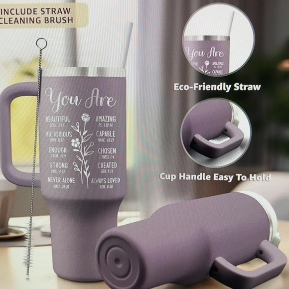 New in Box 40 oz Travel Tumbler Mug Gift for Women - Picture 5 of 7